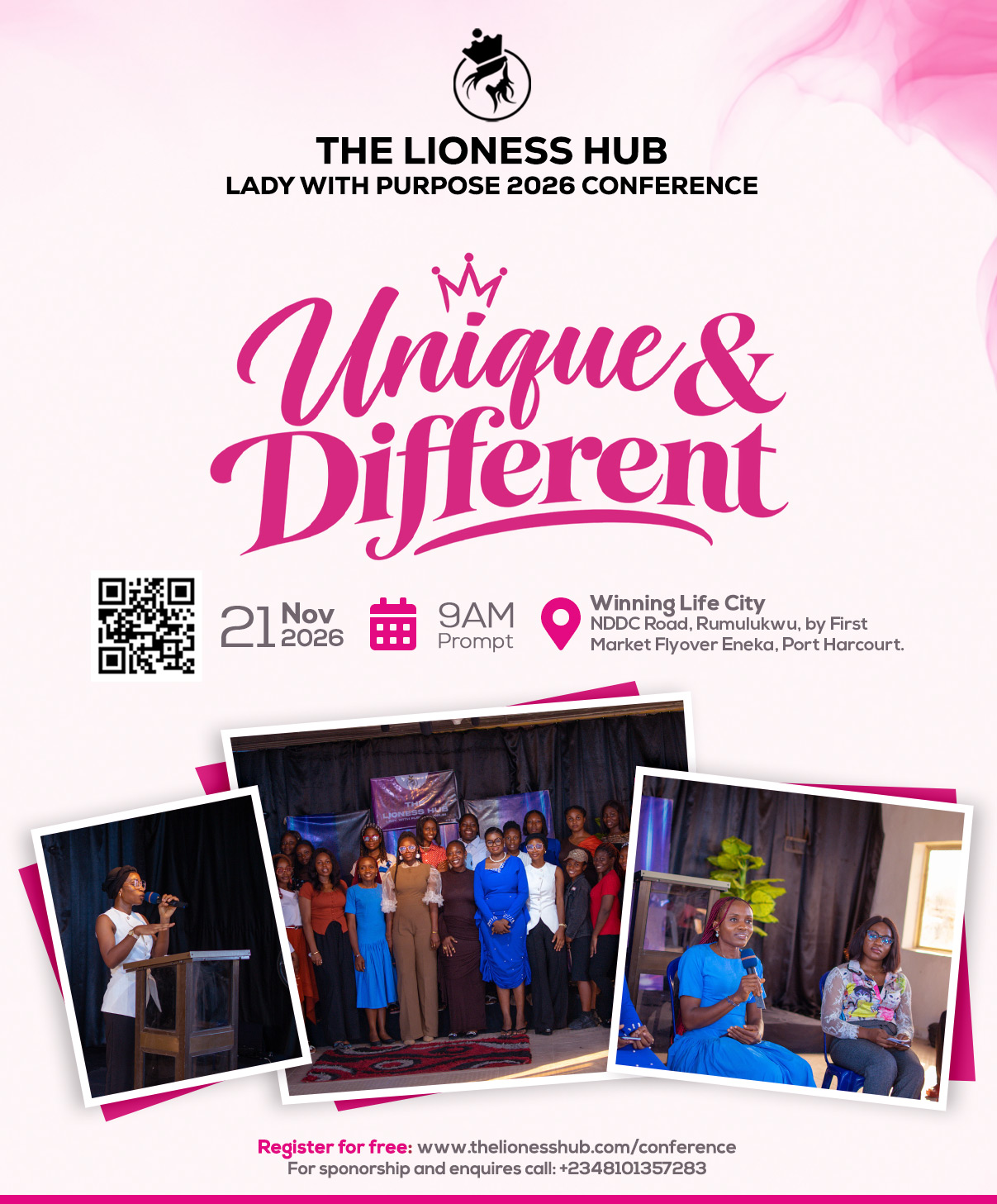 The 2026 Lioness Hub Conference (Port Harcourt) conference artwork