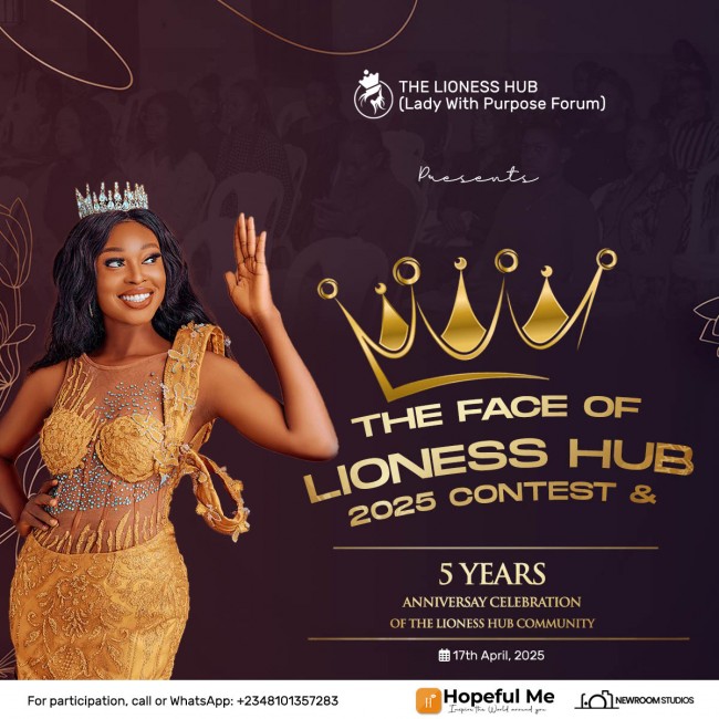 Face of Lioness Hub 2025 contest