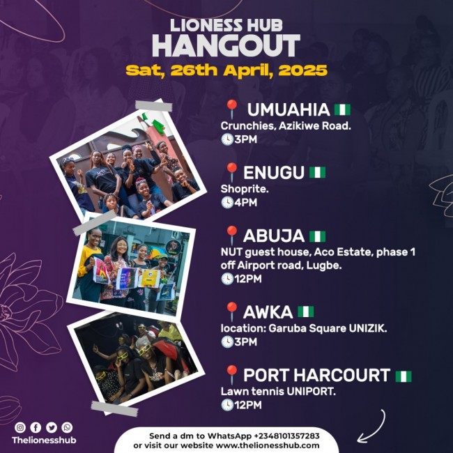 Lioness Hub Anniversary Hangout!🎊🎈